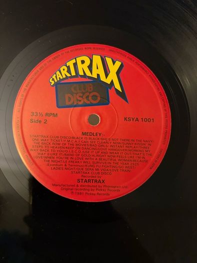Startrax Club Disco 1981 UK Vinyl LP Bee Gees and Disco Medleys