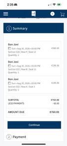 Bon Jovi tickets