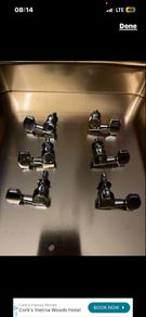 Electric acoustic Guitars Machine Head tuners 6 line chrome Jackson gibson les Paul epiphone esp Ibanez electric guitars parts accessories