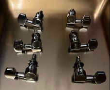 Electric acoustic Guitars Machine Head tuners 6 line chrome Jackson gibson les Paul epiphone esp Ibanez electric guitars parts accessories