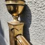 vintage brass double bed..REDUCED Image 3