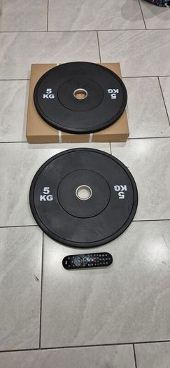 brand new 4x5kilo olympic bumper weight plates