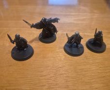 4 Lord of the rings game figures  - mesbg