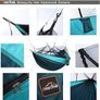 NEW SALE | Camping Hammock with Mosquito Net, Double & Single Lightweight Portable Hammocks with Tree Straps, Parachute Hammock for Camping, Backpacking, Traveling & Hiking Image 5