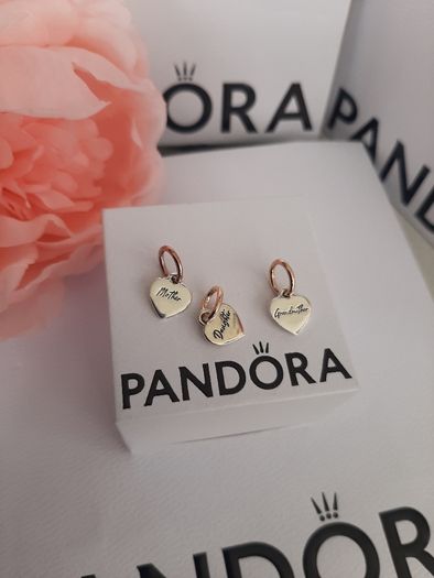 New genuine pandora 3 dangle spitable charms