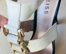 Reiss High heel Sandals With Chain Detail