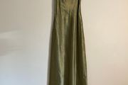 Stephanel maxi satin slip dress