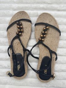 Zara sandals women narrow fit