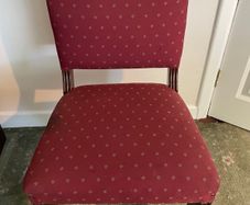 2 upholstered dining chairs