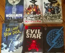 6 Books. Anthony Horowitz x 2, Derek Landy x 2 and others