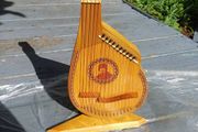 Vintage Ukrainian Bandura Miniature Souvenir - Wooden Decor