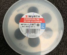 WURTH Thread die HSS DIN EN 22568 for metric ISO fine threads