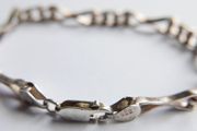 Vintage Sterling Silver 925 Bracelet length 7,6" - 10,5g
