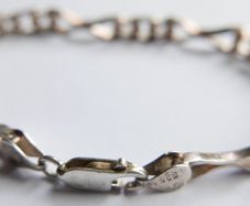 Vintage Sterling Silver 925 Bracelet length 7,6" - 10,5g