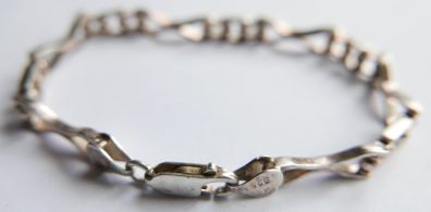 Vintage Sterling Silver 925 Bracelet length 7,6" - 10,5g