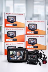 Baby Car Camera with Monitor. Drive with Peace of Mind