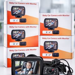Baby Car Camera with Monitor. Drive with Peace of Mind