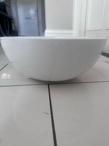 Brand new porcelain bathroom sink