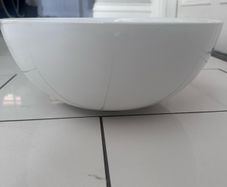 Brand new porcelain bathroom sink