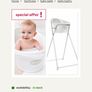 shnuggle baby bath & folding stand bundle Image 3