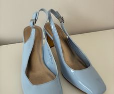 Baby Blue Slingbacks