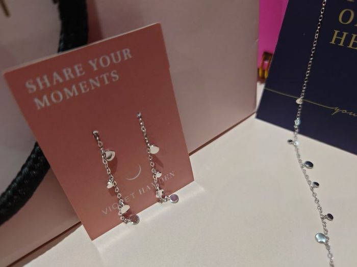 Violet Hamden Premium Sterling 925 Silver Jewelry Set