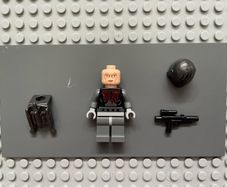lego Star Wars sw0494 Mandalorian Super Commando minifigure- Large Sand Blue Eyes