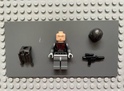 lego Star Wars sw0494 Mandalorian Super Commando minifigure- Large Sand Blue Eyes