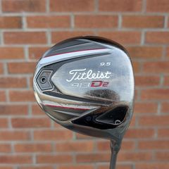 Titleist 913D2 Driver 9.5 degree - Premium Aldila Rogue Regular Shaft (Wrench & Headcover Included)