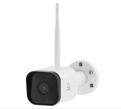 DELTACO Smart Home Smart IP Security Camera - Outdoor IP65-2MP 1080p - ONVIF/RTSP - Wifi - App - Long Range Antenna - White