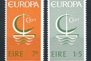 Ireland 1966 Scott # 216-217 EUROPA - Mint Never Hinged - Value 8.50 Euro - Complete Set