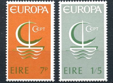 Ireland 1966 Scott # 216-217 EUROPA - Mint Never Hinged - Value 8.50 Euro - Complete Set