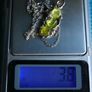 925 Sterling Silver Peridot Oval Pendant Necklace - August Birthstone 3,8g Image 10