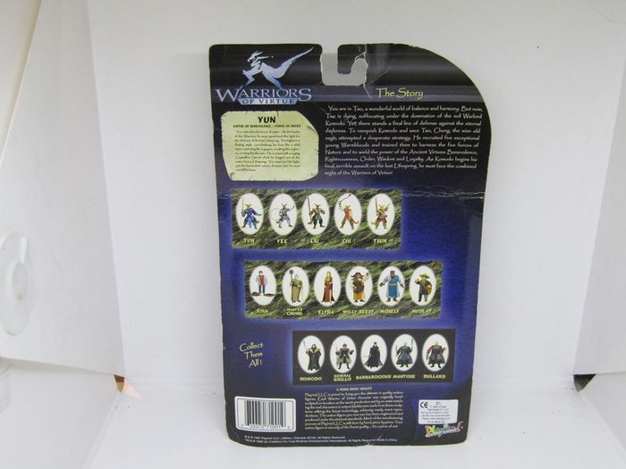 Warriors of Virtue Kangaroo Action Figure Yun by Play-Em Rare New Unopened 1997