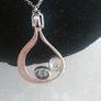 Sterling silver pendant with real gemstones Image 2