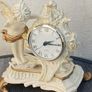 Beautil Vintage Ceramic Angel Clock Image 2