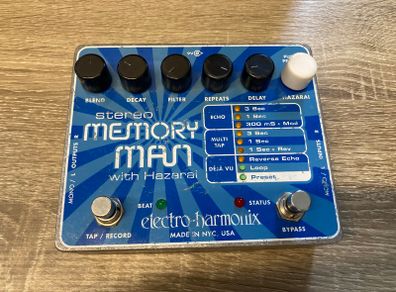 Electro Harmonix Memory Man with Hazarai