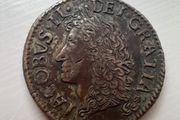 May  1690 Gunmoney Halfcrown .
