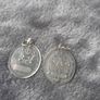 2 x solid silver, Congregation medalions Image 2