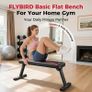 Flat Weight Bench, Foldable Flat Dumbbell Bench, Stable for All Types of Strength Training & Bench Presses, Easy to Assemble for Home Workouts, Max Load Capacity 300 kg Image 2