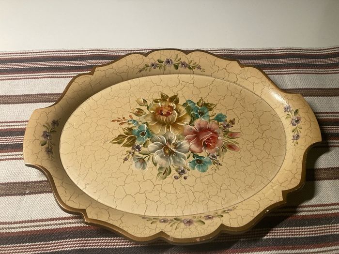 Hand Painted Danish Tray