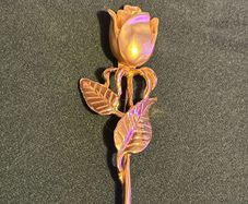 Large Vintage Rose Brooch