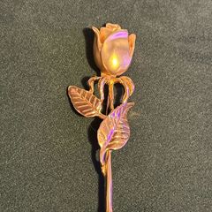 Large Vintage Rose Brooch