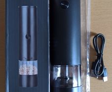 Electric spice mill on battery, for pepper, salt and...  New.