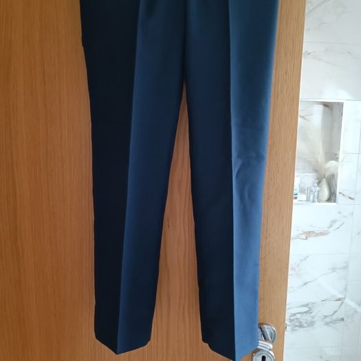 Boys teens navy blue suit jacket + pants 14 Washable!