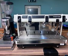 FAEMA Coffee Machine and Mazzer Automatic Grinder
