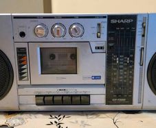 Sharp GF-7300H Stereo Radio Tape Recorder, full working.