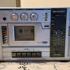 Sharp GF-7300H Stereo Radio Tape Recorder, full working.