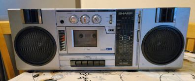 Sharp GF-7300H Stereo Radio Tape Recorder, full working.