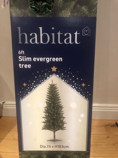 6ft Slim Christmas Tree